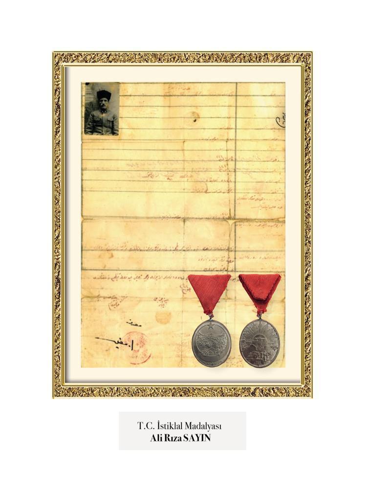 1st World War Achievement Medal, 1923 Yıldız Technical University Civil Engineer Ali Rıza SAYIN 