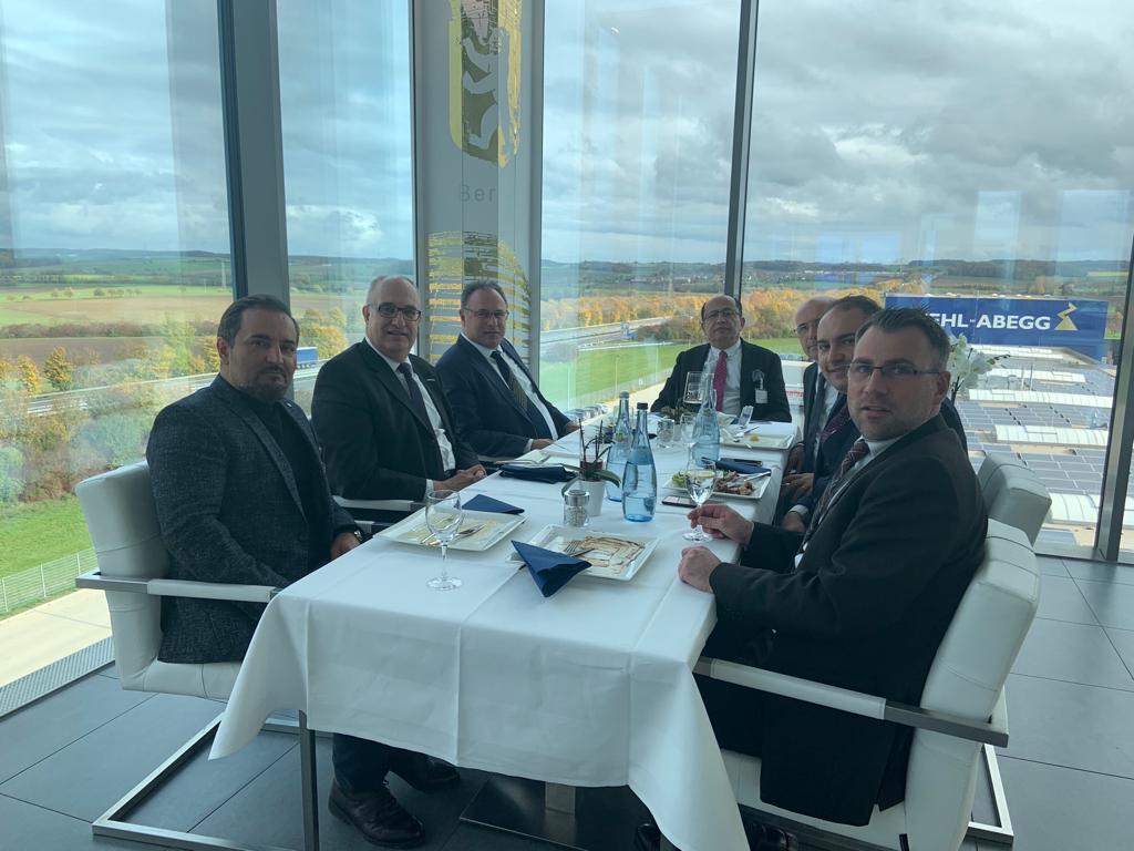 Ziehl Abegg Automotive AG Senior Management and EXPOb2b team at Germany Factory Visit